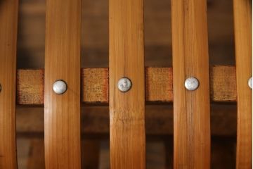 和製ビンテージ　竹興社　城所右文次　オリジナル　Bamboo　落ち着きのあるくつろぎ空間を演出してくれるバンブーチェアとテーブルのセット(安楽椅子、ラウンジチェア、サイドテーブル、センターテーブル、リビングテーブル、ヴィンテージ)(R-067452)