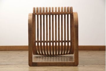 和製ビンテージ　竹興社　城所右文次　オリジナル　Bamboo　落ち着きのあるくつろぎ空間を演出してくれるバンブーチェアとテーブルのセット(安楽椅子、ラウンジチェア、サイドテーブル、センターテーブル、リビングテーブル、ヴィンテージ)(R-067452)