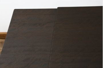 和製アンティーク　大正ロマン　使い込まれた風合いが味わい深いドローリーフテーブル(ダイニングテーブル、エクステンションテーブル、2人掛け、4人掛け、食卓)(R-067453)