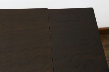 和製アンティーク　大正ロマン　使い込まれた風合いが味わい深いドローリーフテーブル(ダイニングテーブル、エクステンションテーブル、2人掛け、4人掛け、食卓)(R-067453)