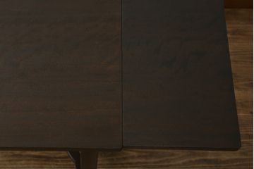 和製アンティーク　大正ロマン　使い込まれた風合いが味わい深いドローリーフテーブル(ダイニングテーブル、エクステンションテーブル、2人掛け、4人掛け、食卓)(R-067453)