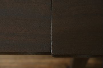 和製アンティーク　大正ロマン　使い込まれた風合いが味わい深いドローリーフテーブル(ダイニングテーブル、エクステンションテーブル、2人掛け、4人掛け、食卓)(R-067453)