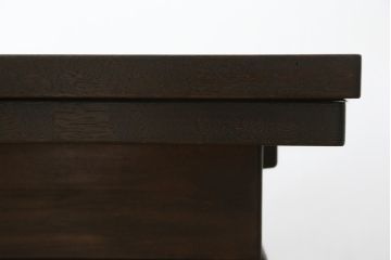 和製アンティーク　大正ロマン　使い込まれた風合いが味わい深いドローリーフテーブル(ダイニングテーブル、エクステンションテーブル、2人掛け、4人掛け、食卓)(R-067453)