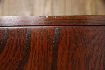 中古　美品　希少モデル　岩谷堂箪笥　菊幸作　和モダンな空間づくりに活躍する囲炉裏テーブルと椅子のセット(イス、スツール、木製火鉢、ダイニングテーブル)(R-067455)