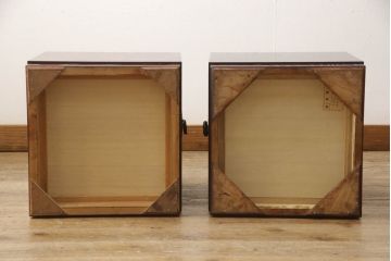 中古　美品　希少モデル　岩谷堂箪笥　菊幸作　和モダンな空間づくりに活躍する囲炉裏テーブルと椅子のセット(イス、スツール、木製火鉢、ダイニングテーブル)(R-067455)