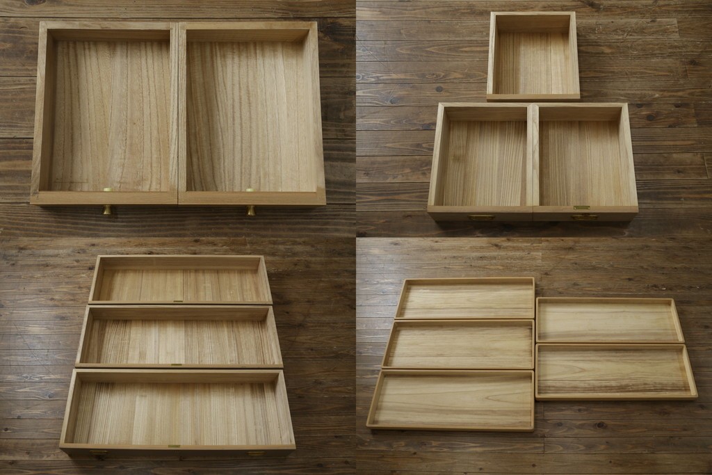 中古　蒔絵入り　1級技能士　龍上忠志作　花の絵柄がかわいらしくも品を感じさせる総桐箪笥(胴厚、四方丸、和箪笥、桐たんす、収納タンス、衣装箪笥、着物箪笥、引き出し)(定価約160万円)(R-067461)