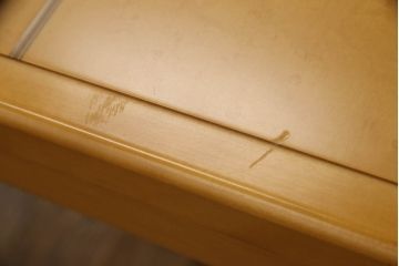 中古　モリシゲ(MORISHIGE/森繁)　N-アリー　ナチュラルな色合いが優しい雰囲気を醸し出すダイニングテーブル(食卓、6人掛け、8人掛け、作業台)(R-067479)