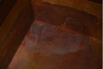 和製アンティーク　欅(ケヤキ)材　堂々とした和の雰囲気が趣きある江戸前長火鉢(囲炉裏、木製火鉢)(R-067482)