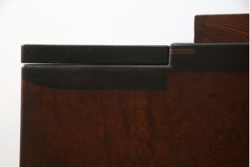 和製アンティーク　欅(ケヤキ)材　堂々とした和の雰囲気が趣きある江戸前長火鉢(囲炉裏、木製火鉢)(R-067482)