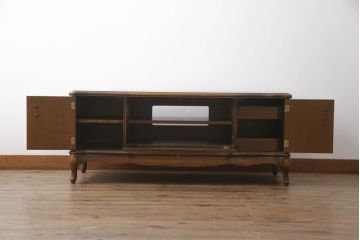 中古　超美品　松永工房　Continue(カンティーニュ)　品のある佇まいが魅力のテレビボード(テレビ台、ローボード、キャビネット、収納棚、戸棚)(定価約23万円)(R-067498)
