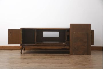 中古　超美品　松永工房　Continue(カンティーニュ)　品のある佇まいが魅力のテレビボード(テレビ台、ローボード、キャビネット、収納棚、戸棚)(定価約23万円)(R-067498)