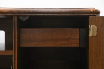 中古　超美品　松永工房　Continue(カンティーニュ)　品のある佇まいが魅力のテレビボード(テレビ台、ローボード、キャビネット、収納棚、戸棚)(定価約23万円)(R-067498)