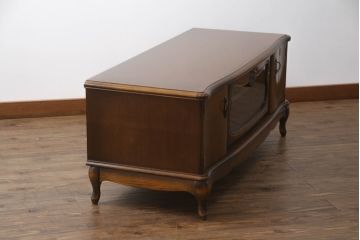 中古　超美品　松永工房　Continue(カンティーニュ)　品のある佇まいが魅力のテレビボード(テレビ台、ローボード、キャビネット、収納棚、戸棚)(定価約23万円)(R-067498)