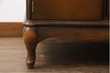 中古　超美品　松永工房　Continue(カンティーニュ)　品のある佇まいが魅力のテレビボード(テレビ台、ローボード、キャビネット、収納棚、戸棚)(定価約23万円)(R-067498)