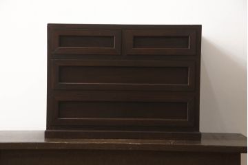 和製ビンテージ　松本民芸家具　#523型小抽斗　高山デザイン　上品な佇まいが魅力の小引き出し(チェスト、卓上収納、小物収納、ヴィンテージ)(R-067512)