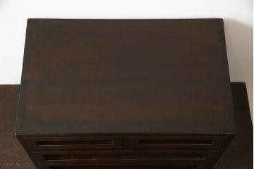 和製ビンテージ　松本民芸家具　#523型小抽斗　高山デザイン　上品な佇まいが魅力の小引き出し(チェスト、卓上収納、小物収納、ヴィンテージ)(R-067512)