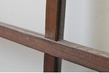 アンティーク建具　どこか懐かしい雰囲気を感じるガラス引き戸4枚セット(引き戸)(R-067526)