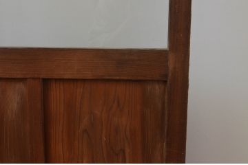 アンティーク建具　どこか懐かしい雰囲気を感じるガラス引き戸4枚セット(引き戸)(R-067526)