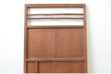 アンティーク建具　杉材　どこか懐かしい雰囲気を感じる片開きドア1枚(木製扉、ドア)(R-067528)