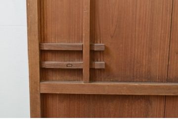 アンティーク建具　杉材　どこか懐かしい雰囲気を感じる片開きドア1枚(木製扉、ドア)(R-067528)