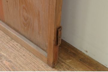 アンティーク建具　杉材　どこか懐かしい雰囲気を感じる片開きドア1枚(木製扉、ドア)(R-067528)
