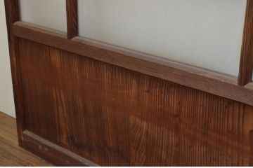 アンティーク建具　大正ロマン　レトロな空間作りにおすすめなガラス戸4枚セット(引き戸)(R-067535)
