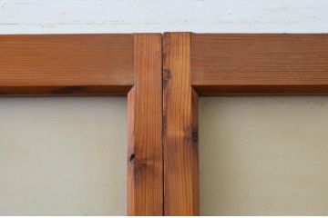 アンティーク建具　大正ロマン　レトロな空間作りにおすすめなガラス戸4枚セット(引き戸)(R-067536)