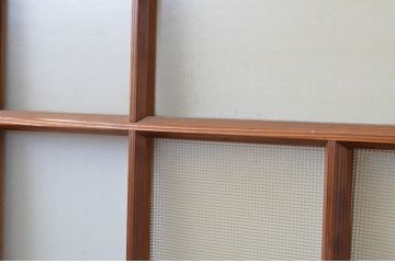 アンティーク建具　大正ロマン　レトロな空間作りにおすすめなガラス戸4枚セット(引き戸)(R-067536)