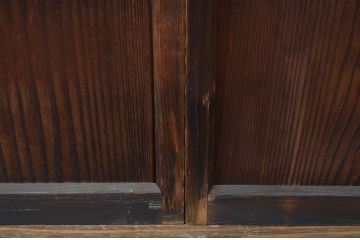 アンティーク建具　大正ロマン　レトロな空間作りにおすすめなガラス戸4枚セット(引き戸)(R-067537)