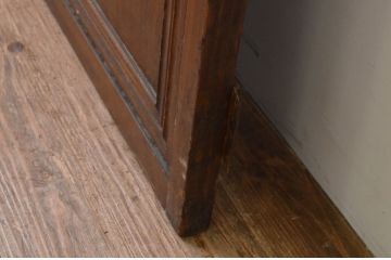アンティーク建具　大正ロマンテイストのお部屋作りにおすすめなガラス扉1枚(木製扉、ドア)(R-067543)