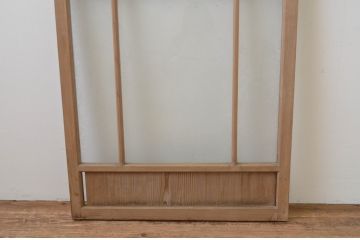 アンティーク建具　大正ロマン　レトロな雰囲気漂うFIXガラス窓1枚(はめ殺し)(R-067550)