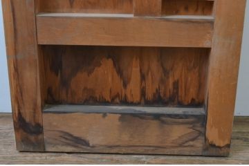 アンティーク建具　総ヒノキ材　古い木味が趣を醸し出す小さなくぐり戸1枚(木製扉、潜戸、潜り戸、小扉、ドア)(R-067555)