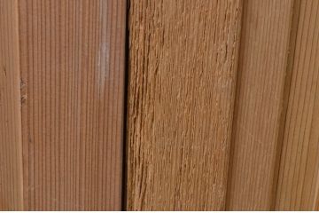 ビンテージ建具　高級杉材　数寄屋で使われていた杉材一枚板の板戸窓2枚セット(引き戸、ヴィンテージ)(R-067558)