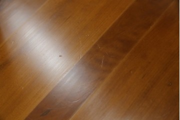 中古　フランス家具　円形　象嵌入り　クラシカルな雰囲気漂うサイドテーブル　(R-067620)