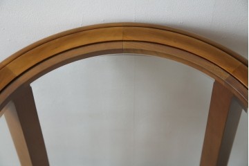 中古　フランス家具　円形　象嵌入り　クラシカルな雰囲気漂うサイドテーブル　(R-067620)