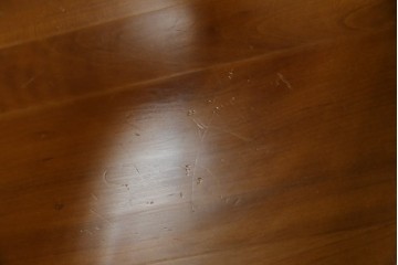 中古　フランス家具　円形　象嵌入り　クラシカルな雰囲気漂うサイドテーブル　(R-067620)