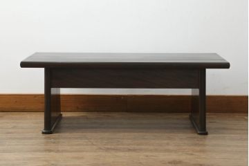 和製ビンテージ　松本民芸家具　コンパクトで使いやすい#204型文机(ローテーブル、文机、ヴィンテージ、平机、在宅ワーク、在宅用座卓)(定価約14万円)(R-067623)