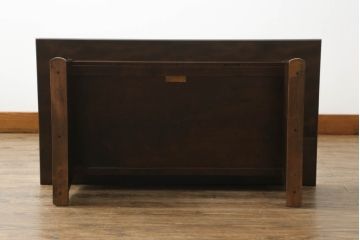 和製ビンテージ　松本民芸家具　コンパクトで使いやすい#204型文机(ローテーブル、文机、ヴィンテージ、平机、在宅ワーク、在宅用座卓)(定価約14万円)(R-067623)