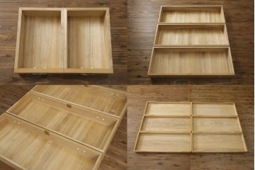 中古　高級品!!　福岡県大川産　蒔絵入り　上質な和の空間を演出する総桐箪笥(並厚、桐たんす、衣装箪笥、着物箪笥、収納タンス、和タンス、引き出し)(R-067632)