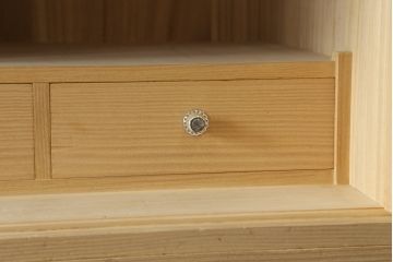 中古　高級品!!　福岡県大川産　蒔絵入り　上質な和の空間を演出する総桐箪笥(並厚、桐たんす、衣装箪笥、着物箪笥、収納タンス、和タンス、引き出し)(R-067633)