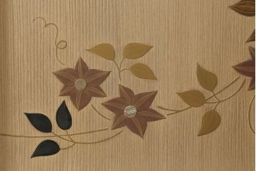 中古　高級品!!　福岡県大川産　蒔絵入り　上質な和の空間を演出する総桐箪笥(並厚、桐たんす、衣装箪笥、着物箪笥、収納タンス、和タンス、引き出し)(R-067633)