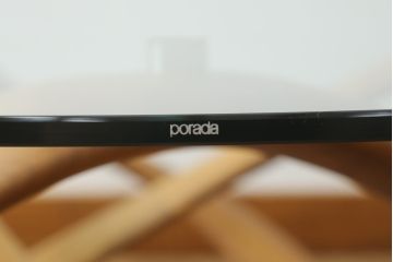 中古　ポラダ(porada)社　INFINITY(インフィニティ)　アクタス取り扱い　オブジェのような美しい佇まいに目を奪われるリビングテーブル(センターテーブル、カクテルテーブル、カフェテーブル、コーヒーテーブル、ラウンドテーブル、ガラステーブル)(定価約57万6千円)(R-067635)