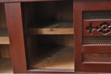和製アンティーク　六尺　上質な空間を演出する水屋箪笥サイドボード(水屋箪笥、食器棚、戸棚、収納棚、)(R-067650)