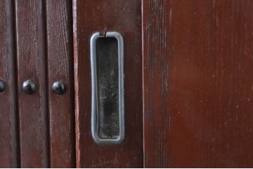 和製アンティーク　六尺　上質な空間を演出する水屋箪笥キャビネット(水屋箪笥、食器棚、戸棚、収納棚、引き出し)(R-067651)