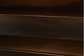 中古　美品　松本民芸家具　直線的なデザインがシックな印象を醸し出すD型和タンス(箪笥、チェスト、衣装タンス、着物箪笥)(定価約67万円)(R-067660)