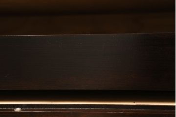中古　美品　松本民芸家具　直線的なデザインがシックな印象を醸し出すD型和タンス(箪笥、チェスト、衣装タンス、着物箪笥)(定価約67万円)(R-067660)