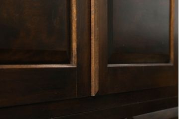 中古　美品　松本民芸家具　直線的なデザインがシックな印象を醸し出すD型和タンス(箪笥、チェスト、衣装タンス、着物箪笥)(定価約67万円)(R-067660)