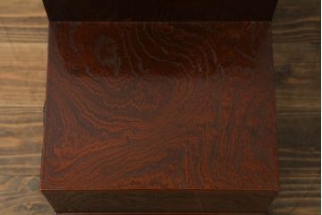 中古　美品　希少な絶版品　駿河民芸　美しい杢目が高級感を演出する階段箪笥(和タンス、収納箪笥、整理たんす、引き出し、卓上収納、小物収納)(R-067677)