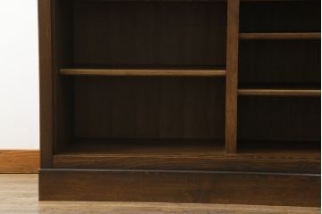 中古　葉山ガーデン(Hayama Classic)　上質な和の空間を演出する格子引き戸の水屋箪笥サイドボード(食器棚、茶箪笥、サイドキャビネット、収納棚、戸棚、店舗什器)(R-067680)