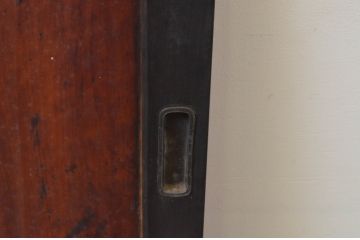 アンティーク建具　和モダンな雰囲気漂う小さな板戸窓2枚セット(引き戸)(R-067686)